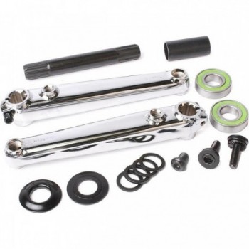 Saker Crankset 3 Pieces 170 mm with 19 mm Spindle and Mid Chrome Bottom Bracket - 1