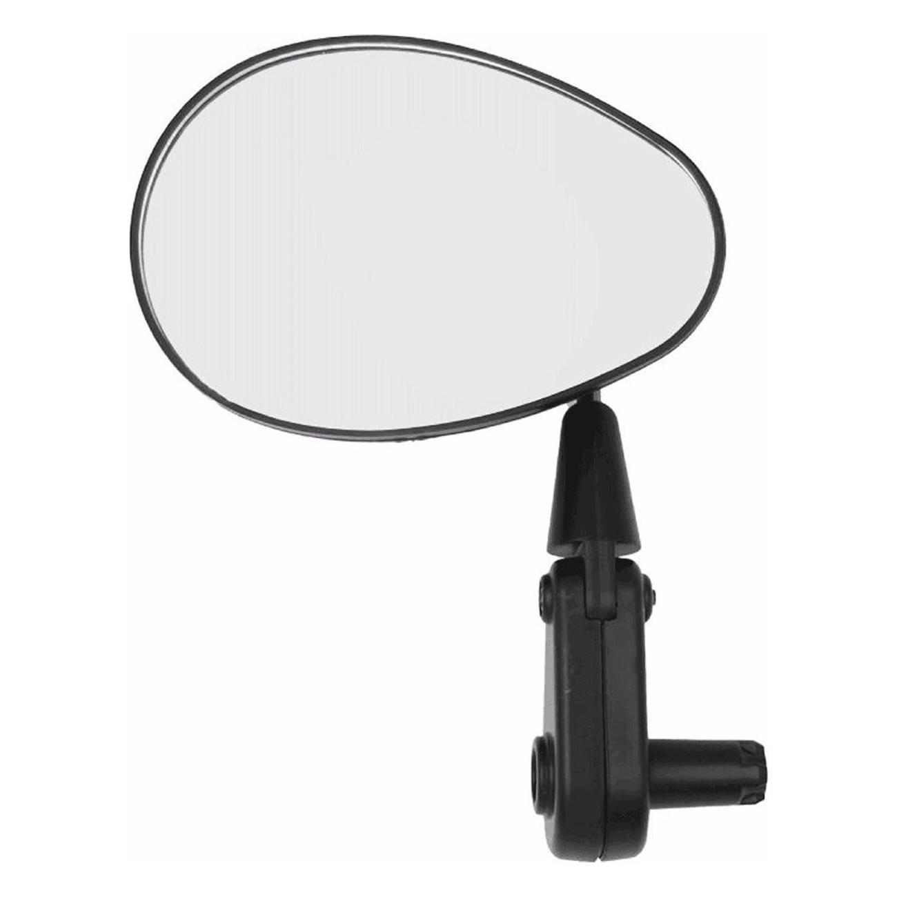 Adjustable City Bike Mirror for Handlebar, 65mm Diameter, Expander Mount - 1