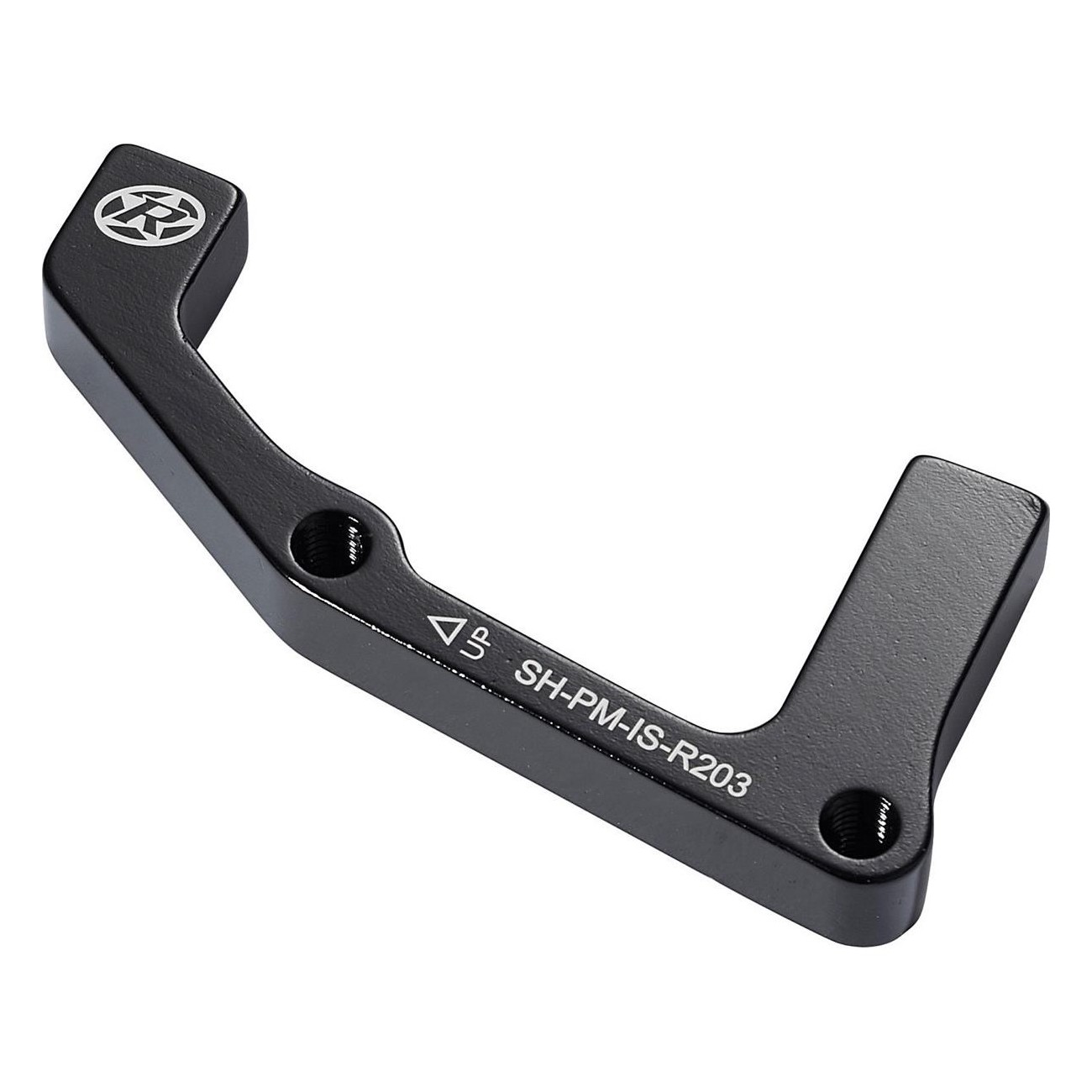 Shimano 203 mm Scheibenbremsadapter Schwarz für Hinterrad - IS PM Kompatibel - 1