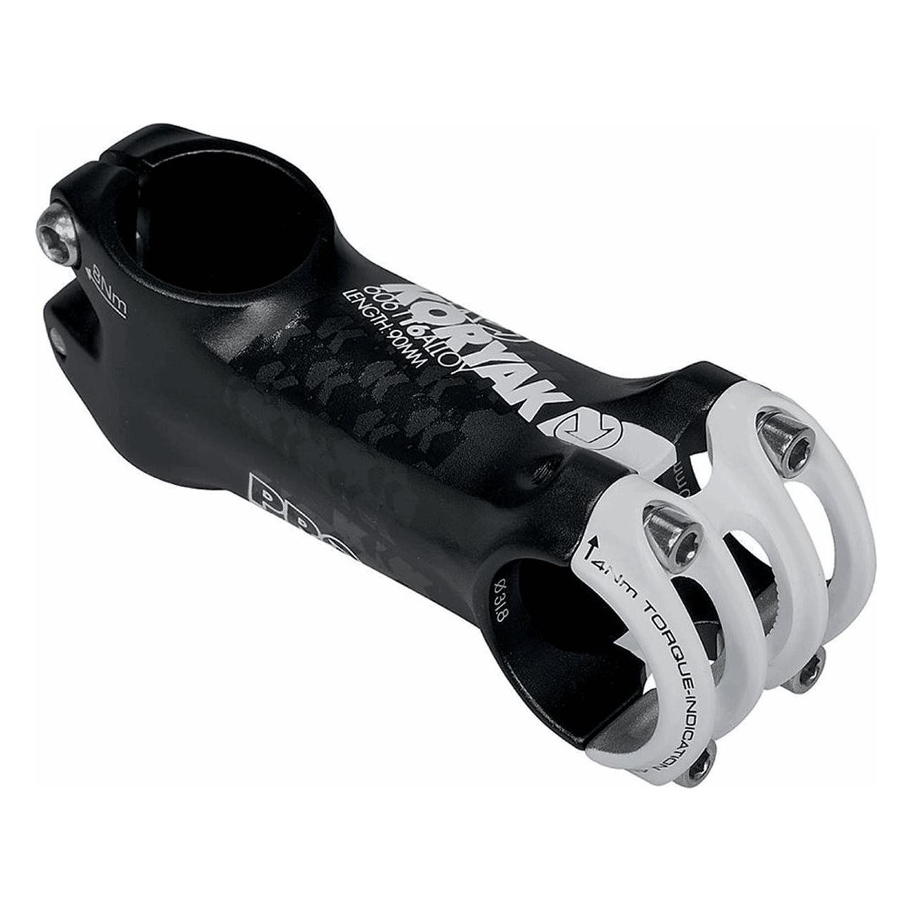 PRO KORYAK Handlebar Stem 31.8x70mm Black Matte Aluminum, 10° Angle - MVTEK - 1