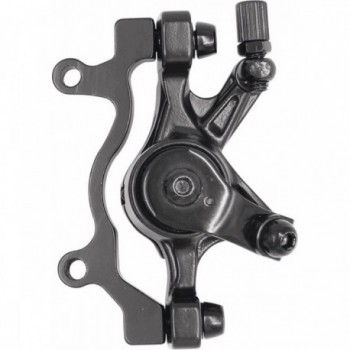 XON Post-Mount Brake Caliper with IS Adapter for 180mm/160mm Discs, Black - 1