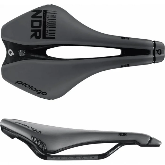 Sella Dimension NDR Off Road/Strada in Microfibra 245x143mm Antracite/Nero - Ergonomica e Leggera per Comfort e Prestazioni - 1 