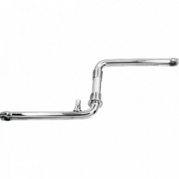 Pedivelle BMX 165mm in Acciaio Argento Compatibili Fauber - 1 - Pedivelle - 