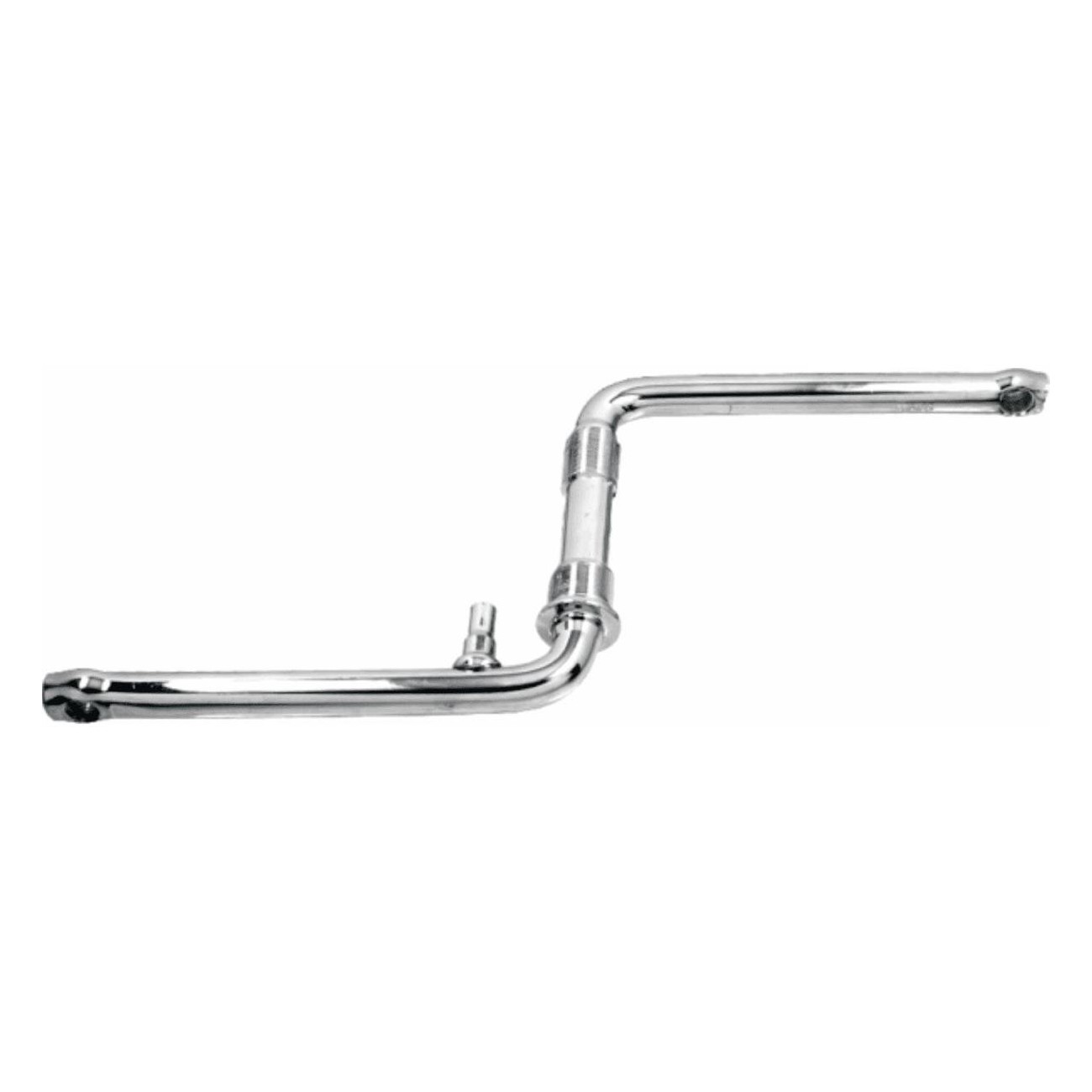 Manivelles BMX 165mm en Acier Argent Compatible Fauber - 1