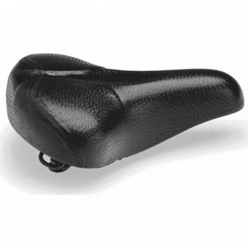 Black Citybike Saddle with Springs, 270x210 mm - Comfort for City Rides - 1