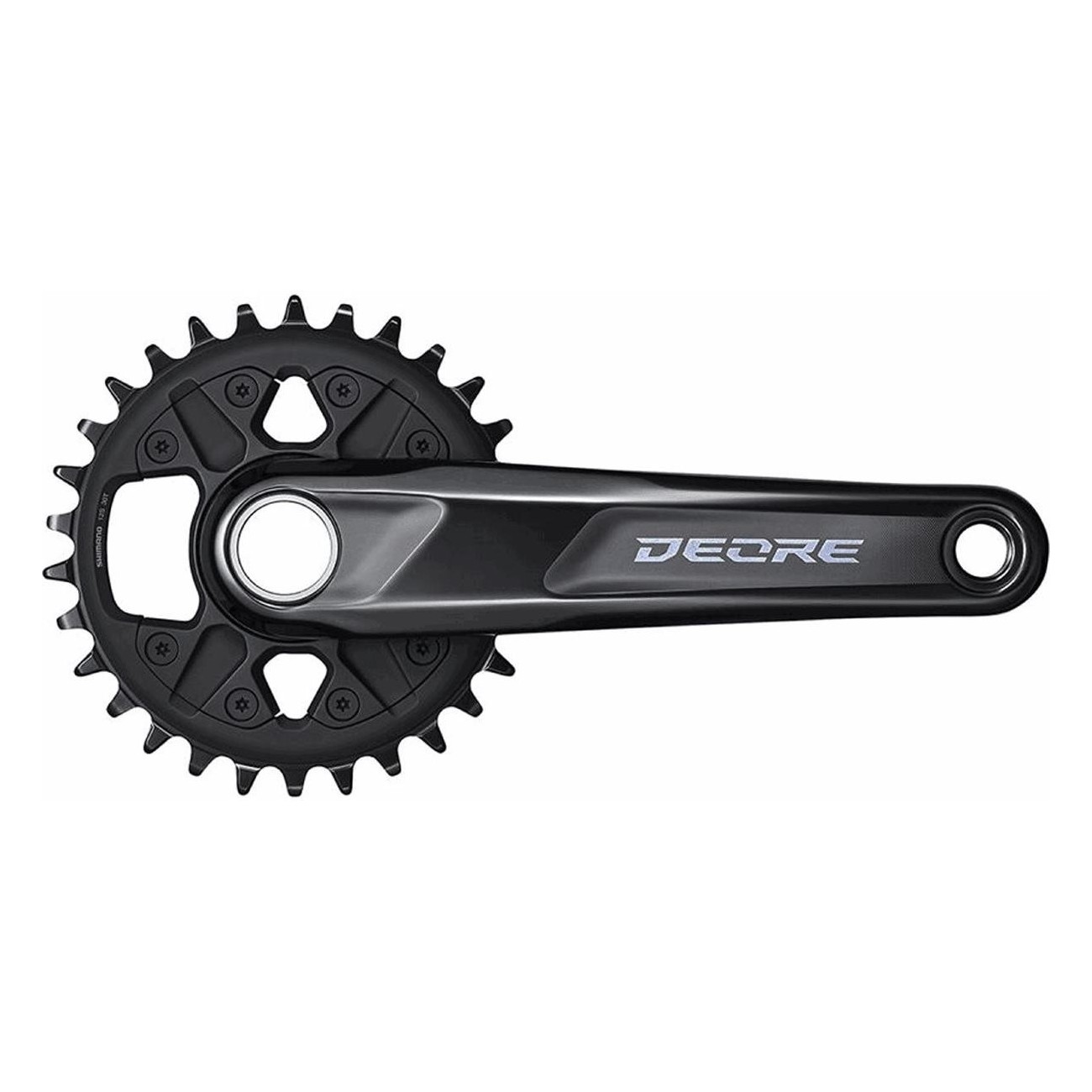 Shimano Deore SL-M6100 Crankset 1x12V, 30T, 175mm, Black - Excellent Performance - 1