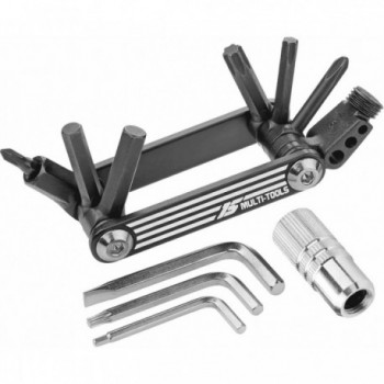 Folding Multi-Tool Key with CO2 Dispenser and Various Inserts - 1