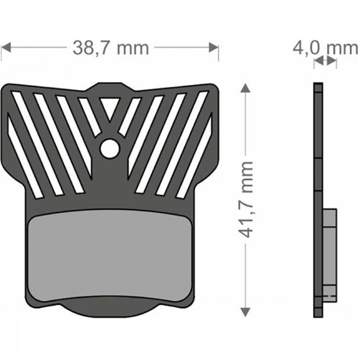 Lightech Bremsbeläge für Magura MT2-8 und Campagnolo Road Disk - Exzellente Leistung - 1