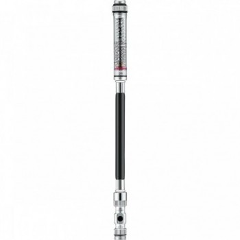 Lezyne Pressure Gauge Pen with ABS Flex Hose - Sizes M and L, Compatible with Manual Pumps - 1