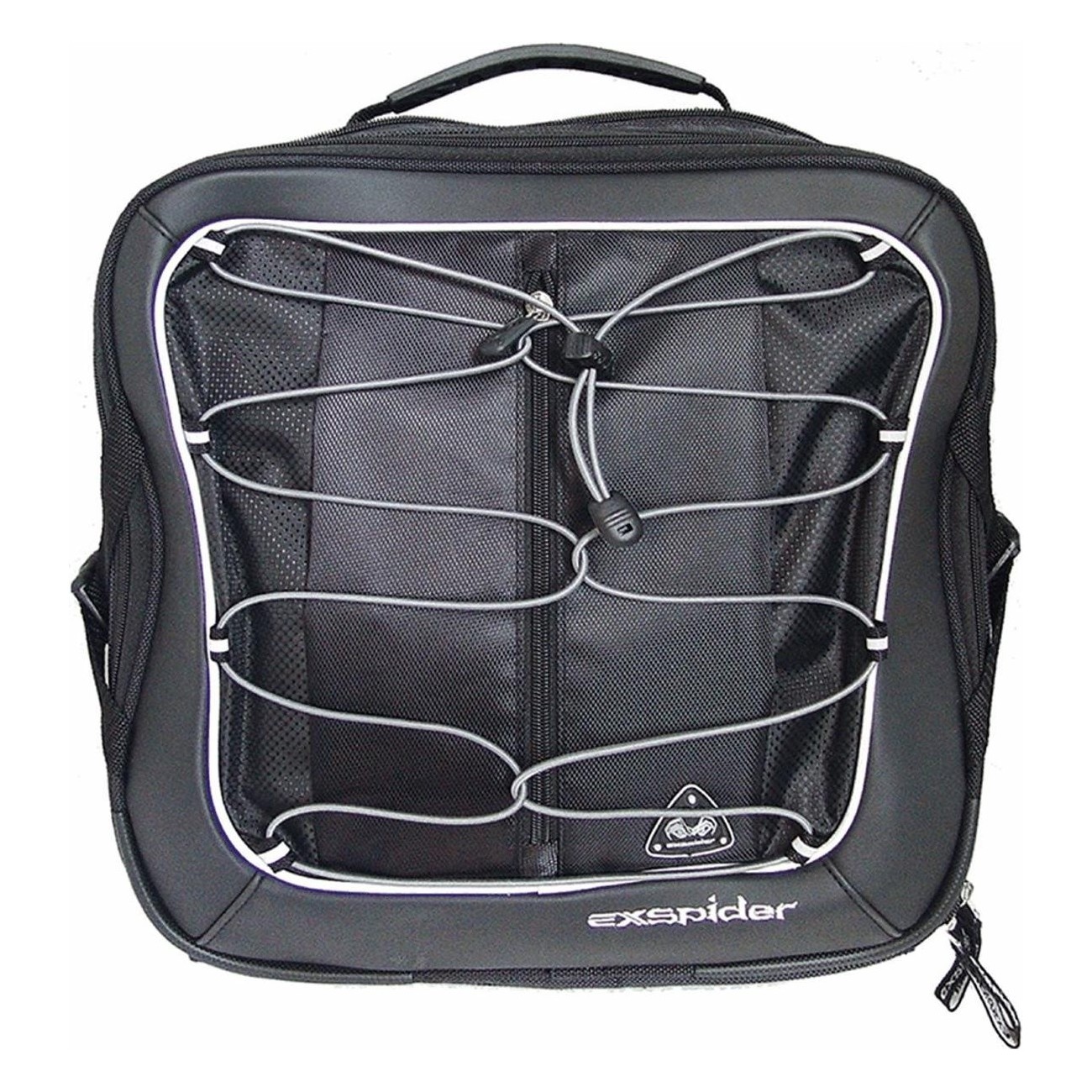 Bolsa Bandolera Negra 13-19L con Soporte para Portaequipajes, 36x37x8 cm - 1