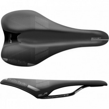 Sella SLR BOOST TM 130x248mm Nero Soft Tek, Performance Leggera 220g con Rail in Manganese - 1 - Selle - 8030282504349