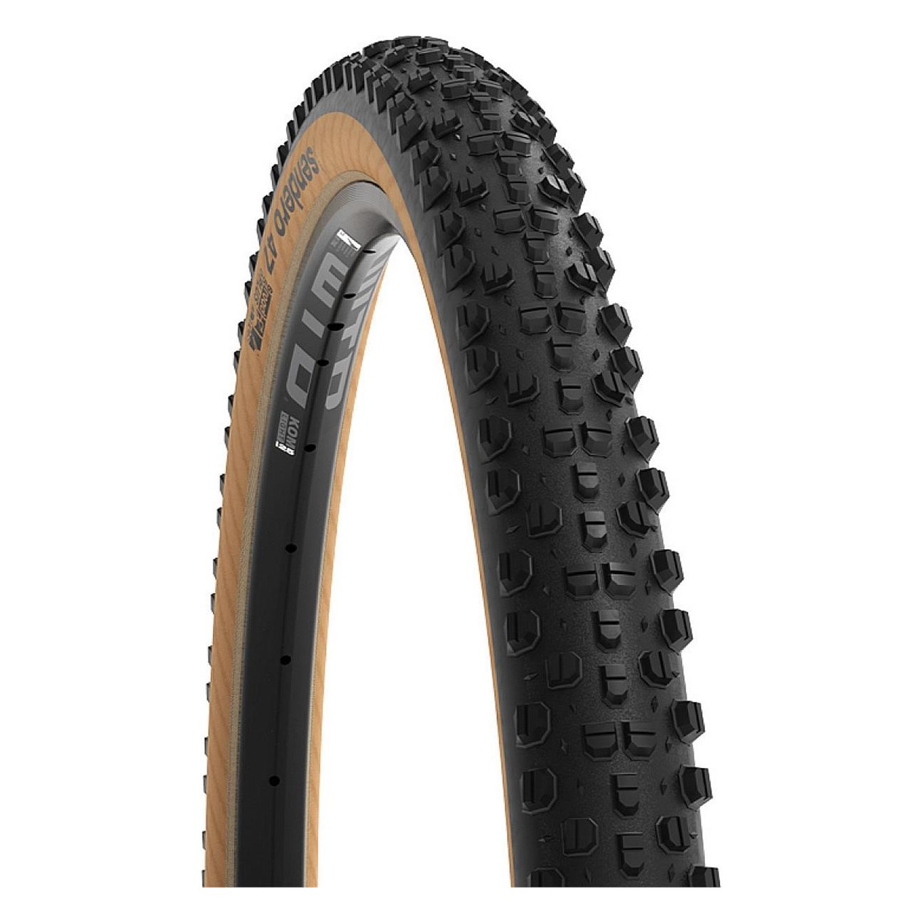 Neumático de Carretera Sendero 650 x 47c TCS, Lateral Marrón Claro, Ideal para Gravel y Trail - 1