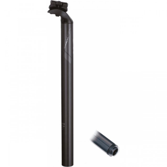 Trimax Carbon Seatpost 25.4x350mm, 20mm Setback, Black - 1