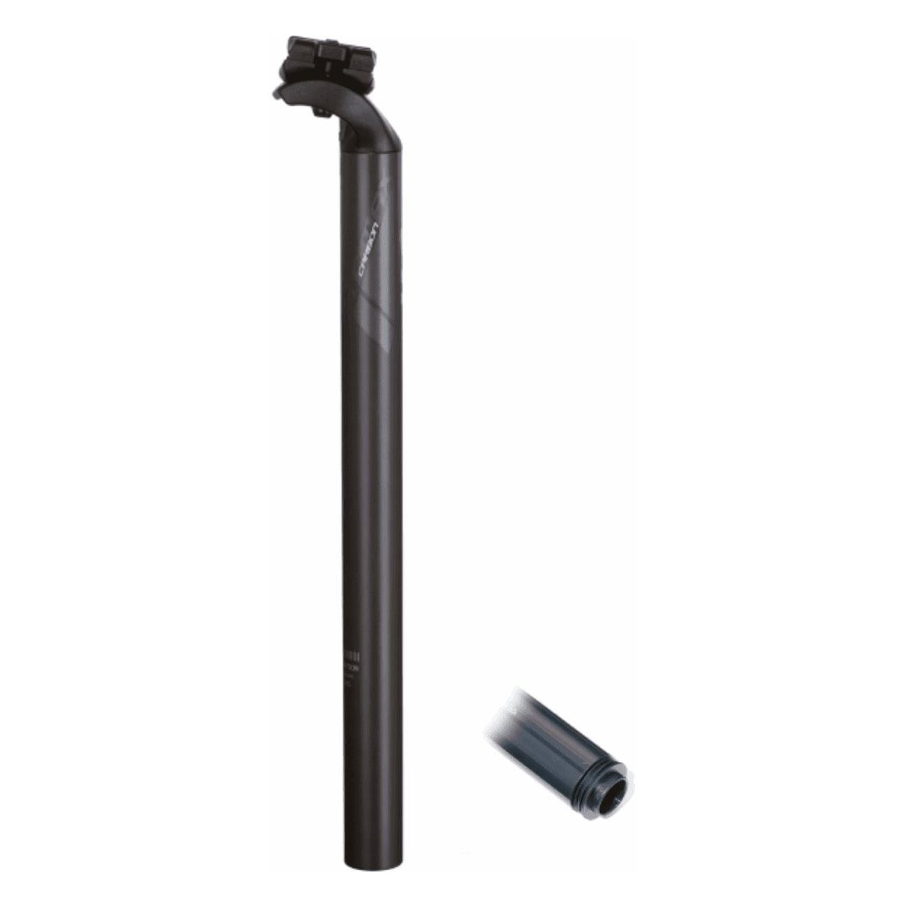 Trimax Carbon Seatpost 25.4x350mm, 20mm Setback, Black - 1