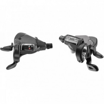 Leve Cambio Microshift TS39 9x2v per MTB/CTB Compatibili Shimano con Cavi Inclusi - 1 - Comandi - 