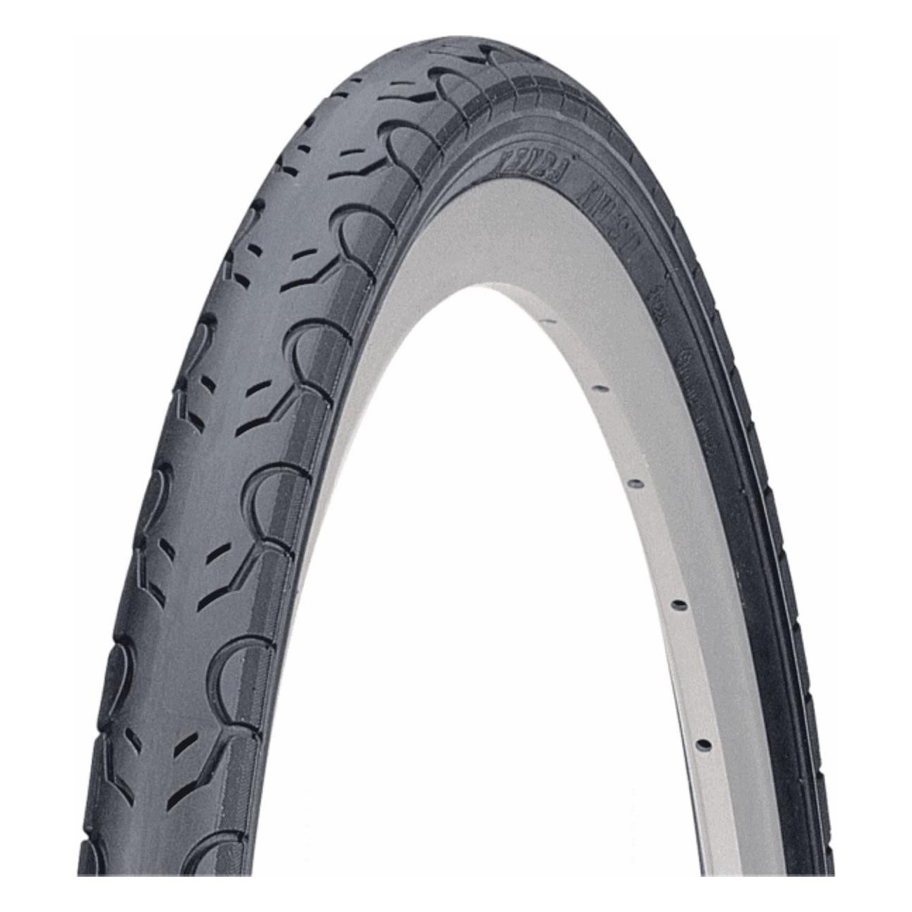 Kenda K193 700x28 Black Tire for City Bike - Enhanced Section and Safe Tread - 1