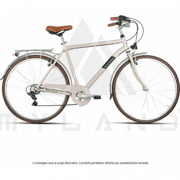 Bicicleta City Corso 28.4 Gris L con Ruedas 28' y Cambio Shimano 7V - 1