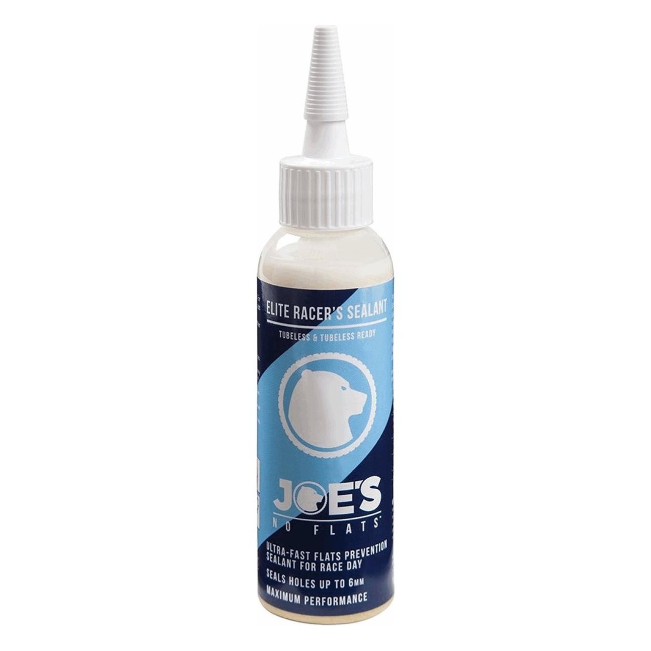 JOE'S Elite Racers Sealant 125ml - Repairs Tire Holes up to 6mm and 100 PSI - 1