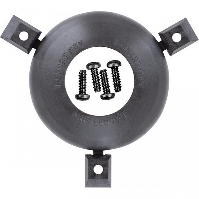 G-sport Black Hub Cover with Cable Grommet for Front Bike Protection - 1