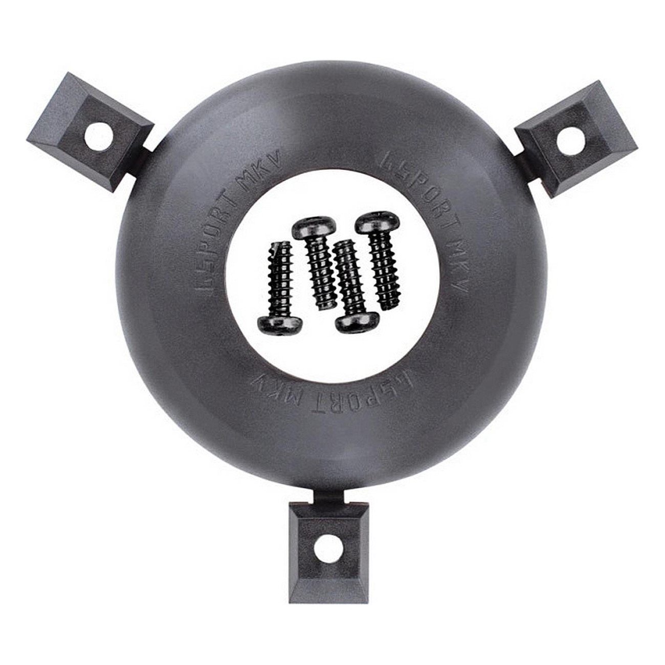 G-sport Black Hub Cover with Cable Grommet for Front Bike Protection - 1