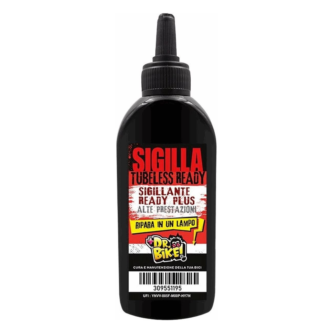 Sigillante Dr.bike Ready Plus 150ml - Riparazione Rapida per Gomme MTB e Corsa - 1 - Lattice sigillante - 8005586229687