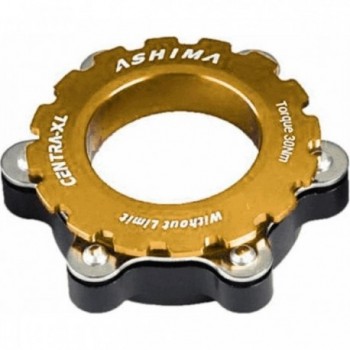 Gold Aluminum Center Lock Brake Disc Adapter 9-20mm, 25g - ASHIMA - 1