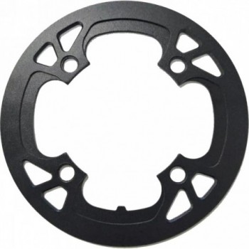 Black Anodized Aluminum Chain Guard 38T for 104mm Bolt Circle - 1