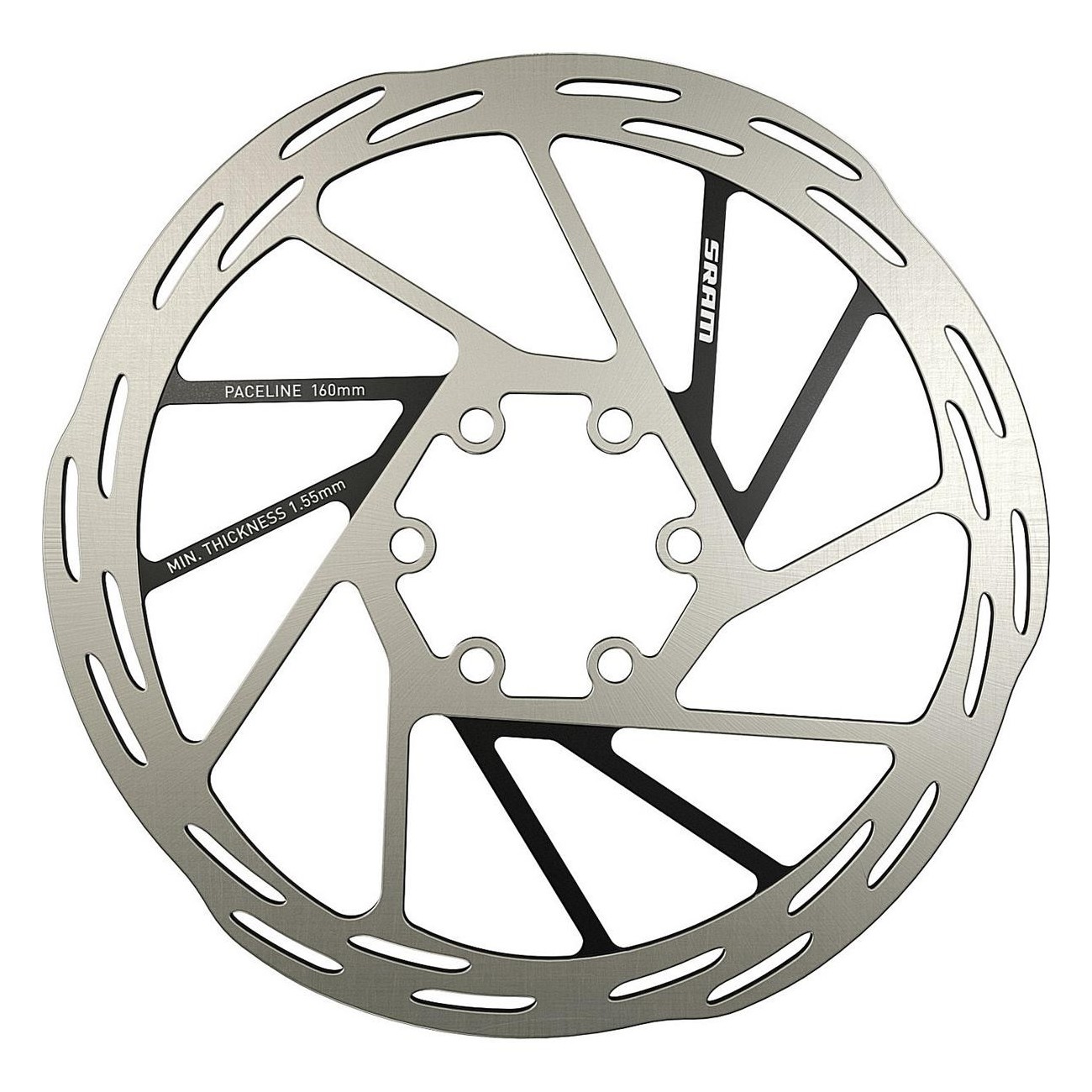 Paceline 160 mm Disc Brake Rotor - Elegant and Silent Design for Road Use - 1