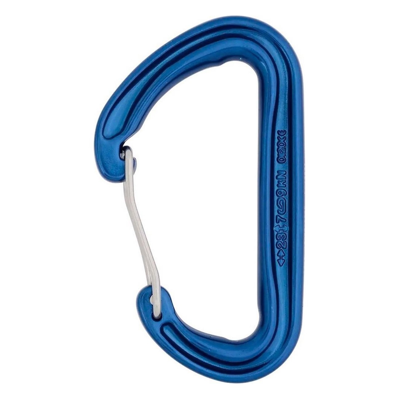 Phantom Snapgate Climbing Carabiner Blue - Lightweight 28g, Durable and Safe - 1