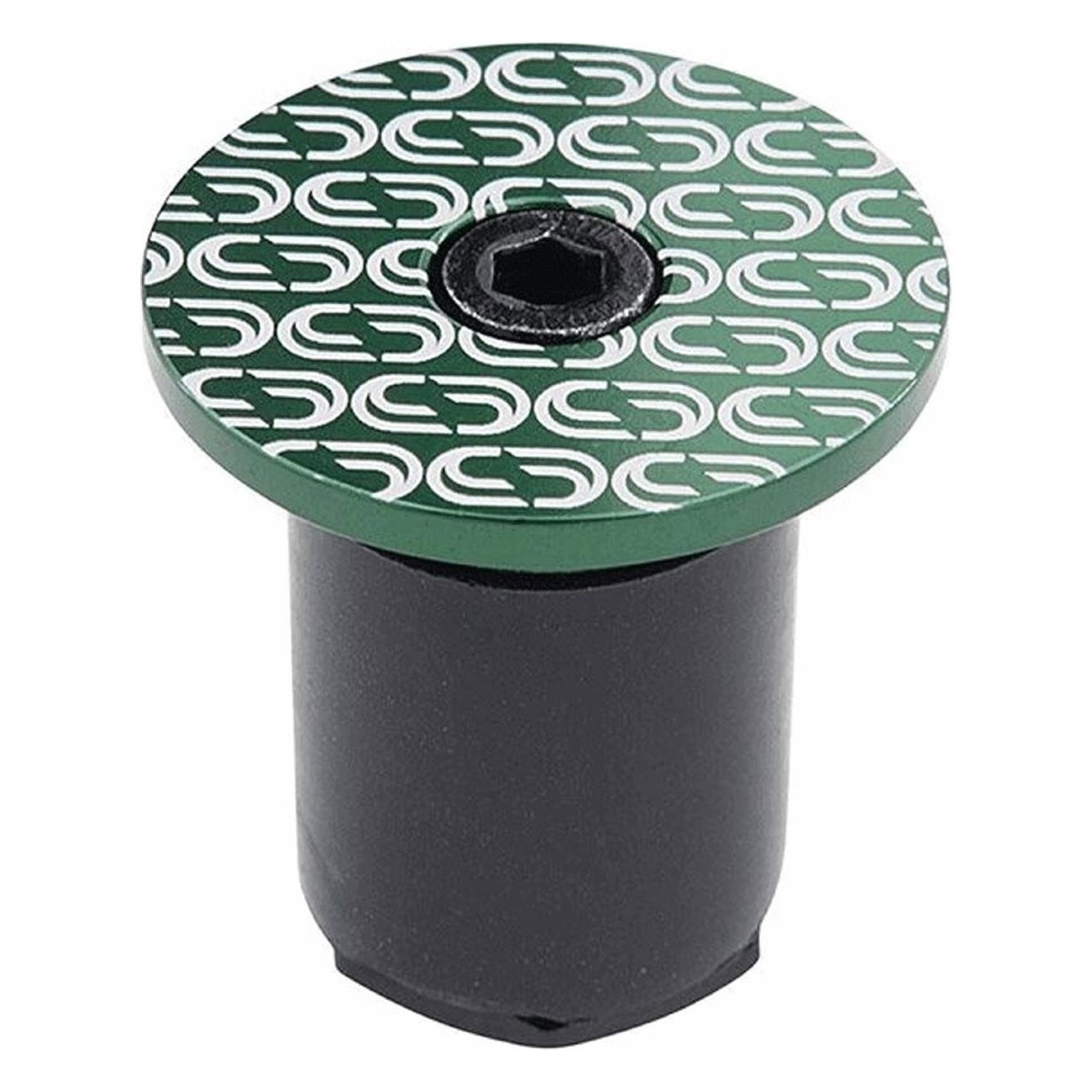 Tapones de Manillar de Aluminio Verde Deda - Par de 24g - 1