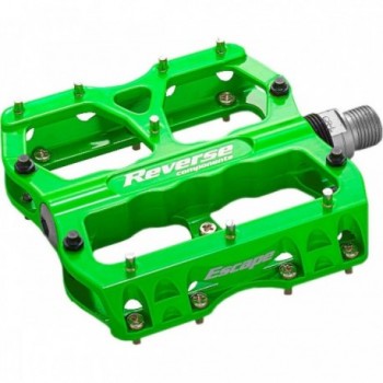 Neon Green Reverse Escape Pedals for MTB - Sturdy and Reliable - 1