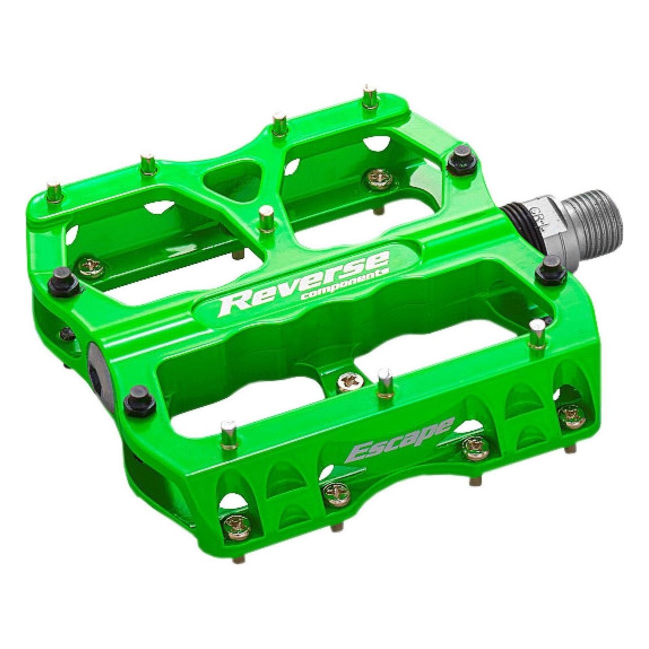 Neon Green Reverse Escape Pedals for MTB - Sturdy and Reliable - 1