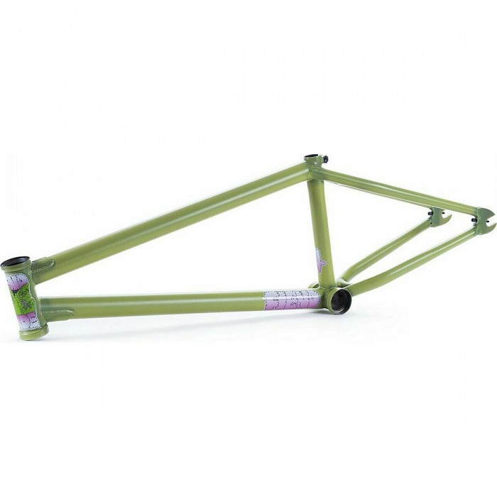 Cadre Fiend Ty Morrow Green Crack 21.25 en Cromoly 4130 - Résistant et Durable - 1