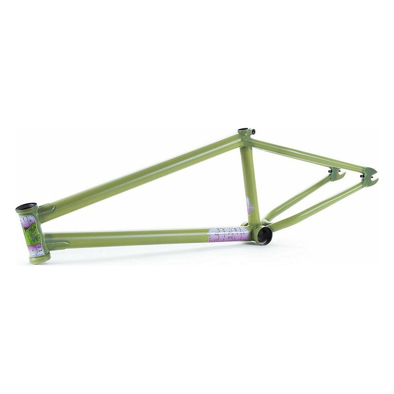 Cadre Fiend Ty Morrow Green Crack 21.25 en Cromoly 4130 - Résistant et Durable - 1