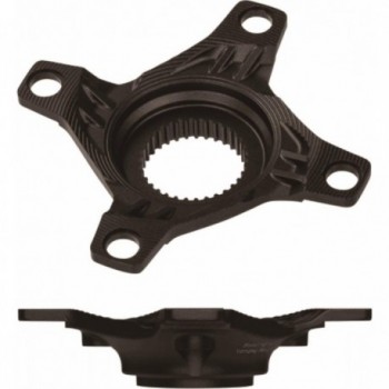 Spider Yamaha PW-X in Alluminio Forgiato Anodizzato Nero - BCD 104/64 mm, Compatibile con Motore Yamaha PW-X - 1 - Spider - 4713