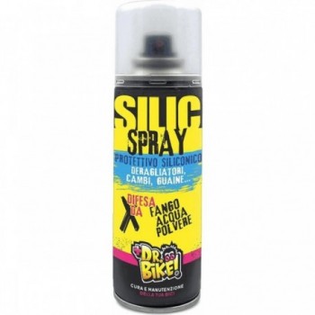 Silicon-Schutzspray Dr.bike 200ml für mechanische Teile gegen Schlamm, Wasser und Staub - 1