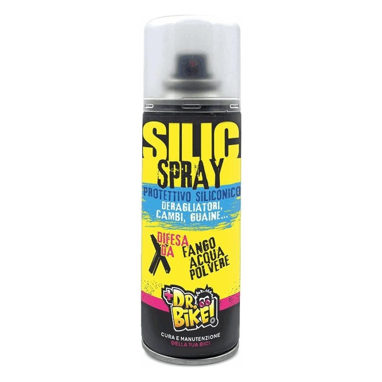 Silicon-Schutzspray Dr.bike 200ml für mechanische Teile gegen Schlamm, Wasser und Staub - 1