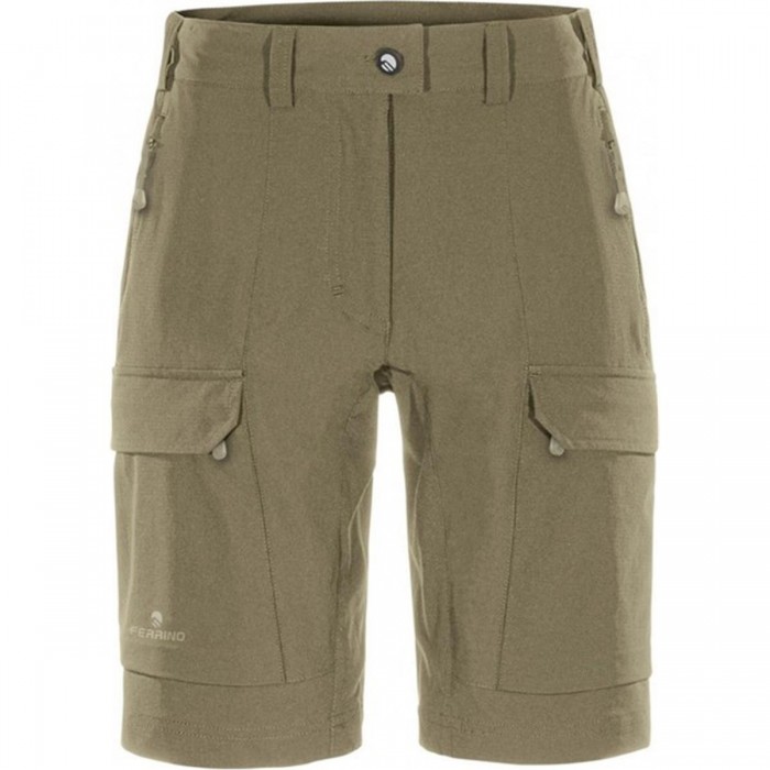 Shorts Mujer Verde Oscuro Talla 44 Trekking Viaje GETDRY RIPSTOP - 1