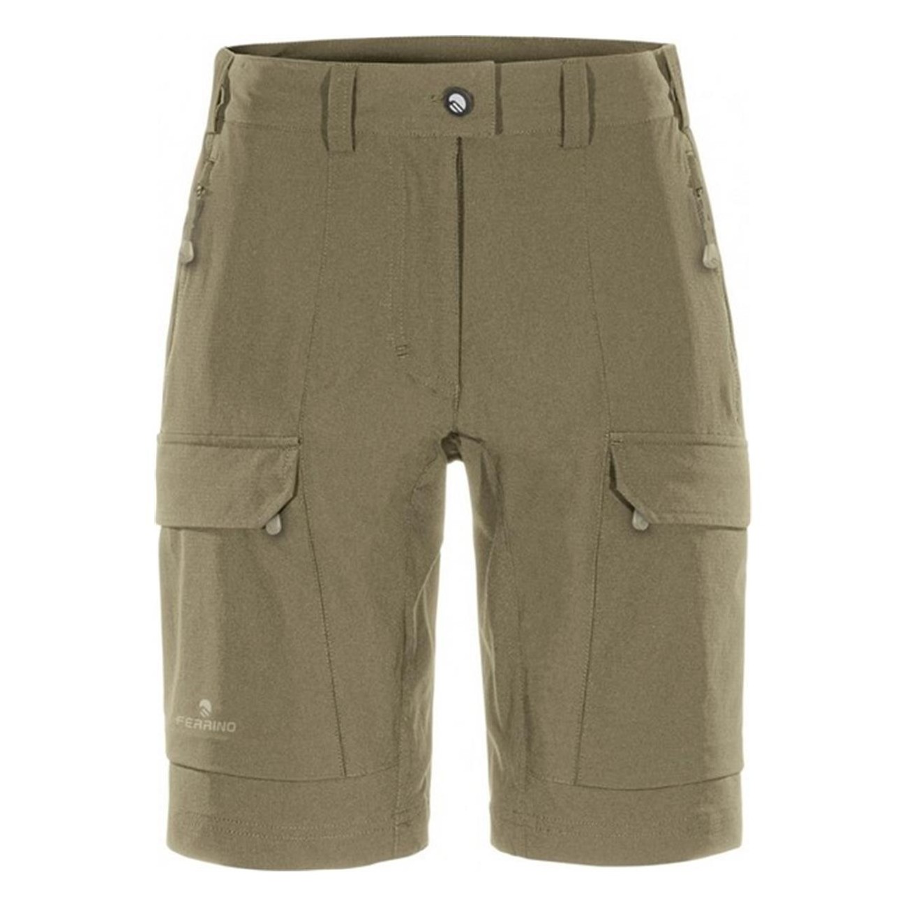 Shorts Mujer Verde Oscuro Talla 44 Trekking Viaje GETDRY RIPSTOP - 1