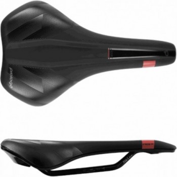 Akero AGX T2.0 Unisex Saddle Black 250x150 mm 225g - Comfort for Gravel - 1