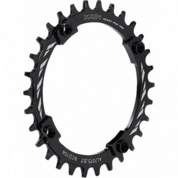 Pignon Simple 34 Dents BCD 104mm en Aluminium Noir Compatible Shimano - 1