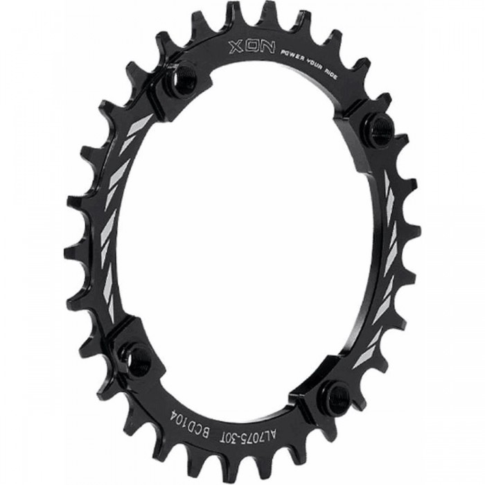 Corona Singola 34 Denti BCD 104mm in Alluminio Nero Compatibile Shimano - 1 - Corone e pignoni - 8005586221643