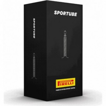 Sportube 27.5' x 2.5/2.8 Butyl Schlauch mit 48 mm Presta Ventil für Fahrräder - 1