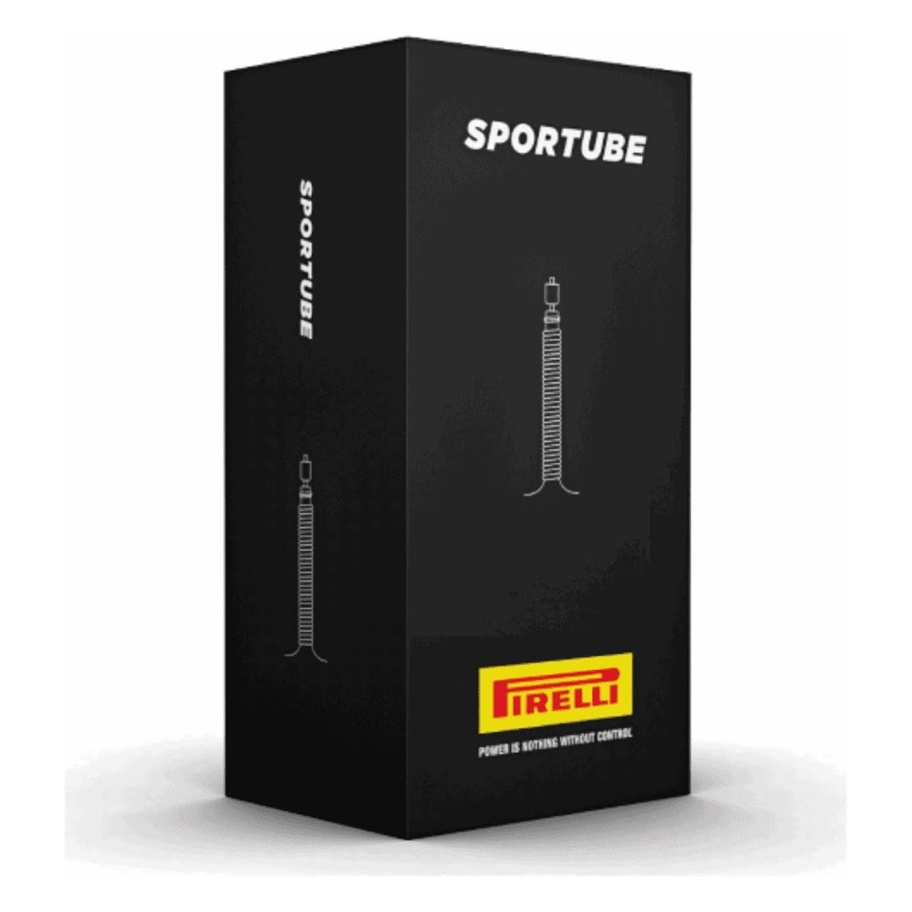 Sportube 27.5' x 2.5/2.8 Butyl Schlauch mit 48 mm Presta Ventil für Fahrräder - 1