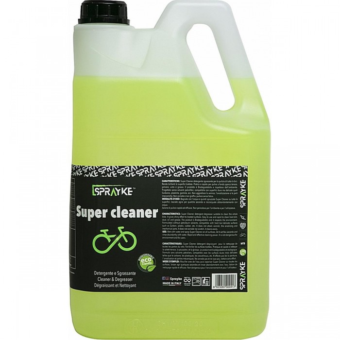 Detergente Sgrassante Biodegradabile per Bici 5000ml - Protettivo e Lucidante - 1 - Pulizia bici - 8027354000410