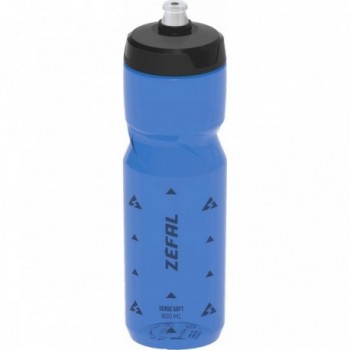 Sense Soft 800ml Transparent Blue Polypropylene Bottle, Ergonomic & Recyclable - 1