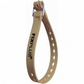 Sangle de Fixation Fixplus 66cm en TPU Marron Clair, Résistante UV 90kg - 1