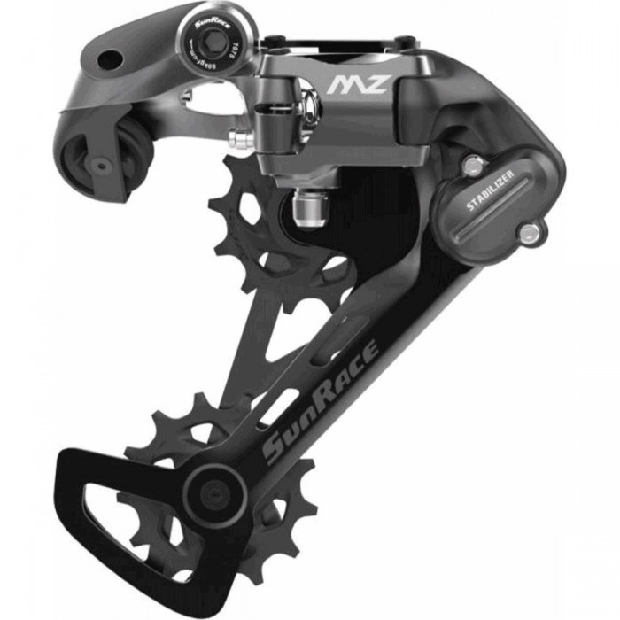 Dérailleur VTT 12V en Aluminium Noir avec 51 Dents, Compatible Shimano - Sunrace - 1