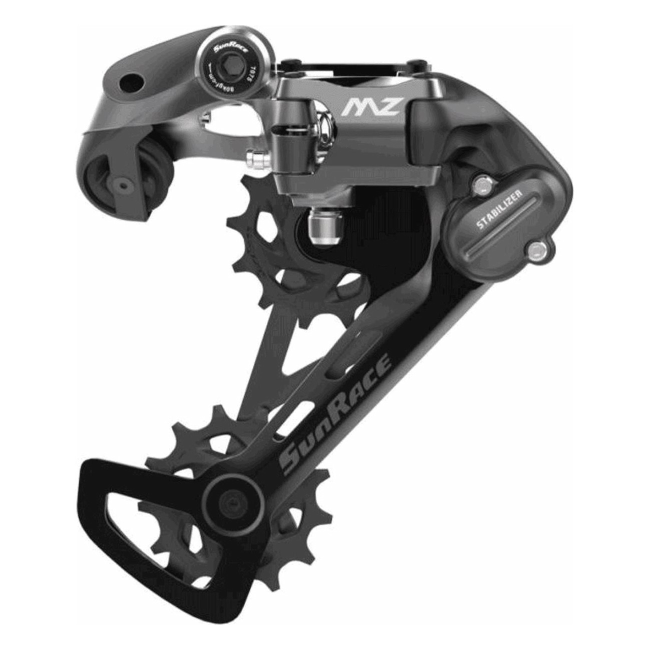 12-Speed MTB Derailleur in Black Aluminum with 51 Teeth, Shimano Compatible - Sunrace - 1