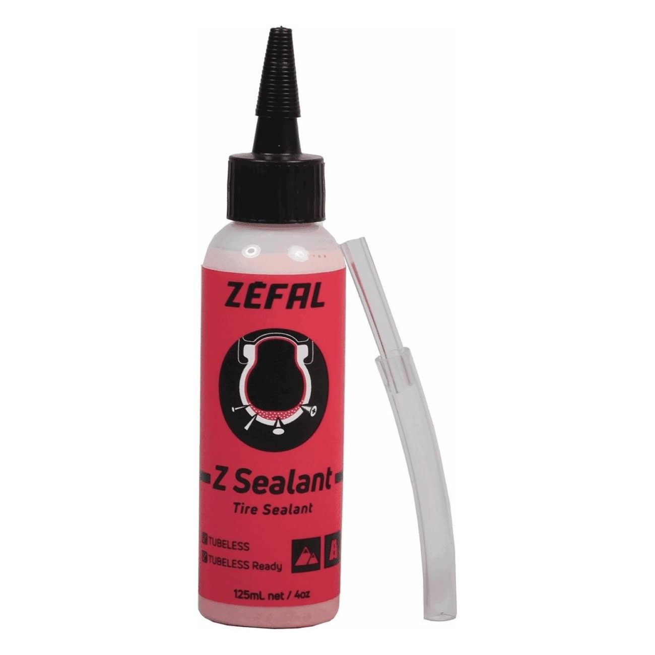 Zéfal Z Sealant Tubeless 125ml - Puncture Protection up to 3mm, Presta & Schrader - 1